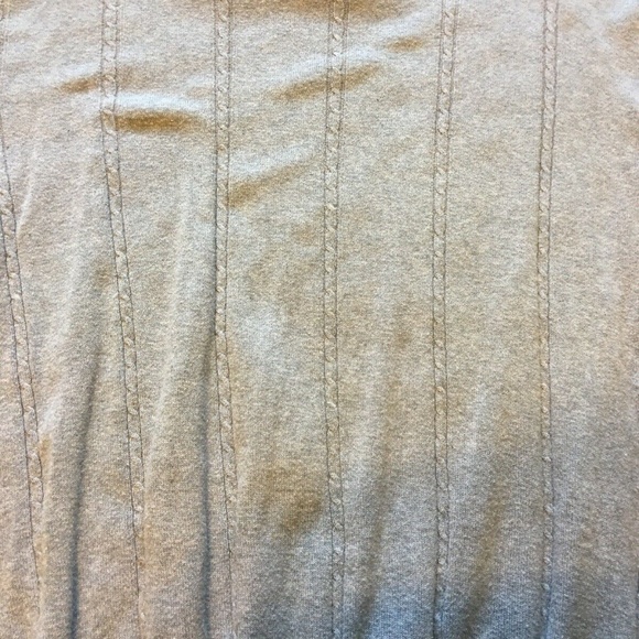 Woolrich's Men's M gray sweater cable knit cotton - Picture 6 of 6